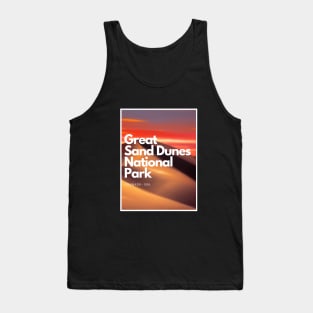 Great Sand Dunes National Park hike Colorado United States Tank Top